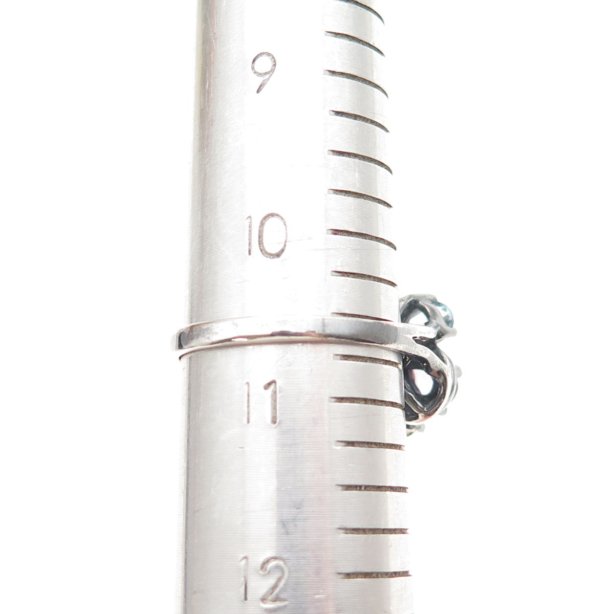 Chapal Zenray Sterling Silver Vintage Real Multi-Gem Butterfly Ring Size 10.75