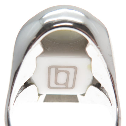 BLQ Basiq Jewelry 925 Sterling Silver Real Moonstone Statement Ring Size 7.75