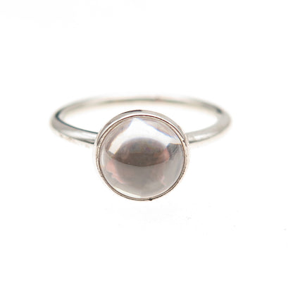 Pandora 925 Sterling Silver Clear Crystal Poetic Droplet Ring Size 6