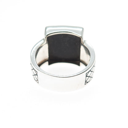 PHLD PlayHardLookDope 925 Sterling Silver Real Black Onyx Ring Size 10.5