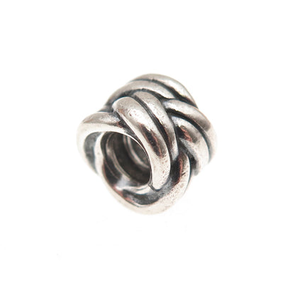 Pandora 925 Sterling Silver Forget Me Knot Slide Bead Charm