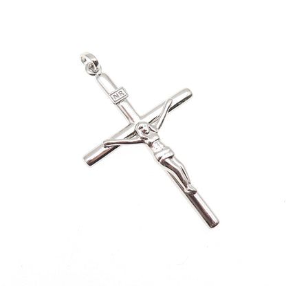 925 Sterling Silver Crucifix Cross Charm Pendant