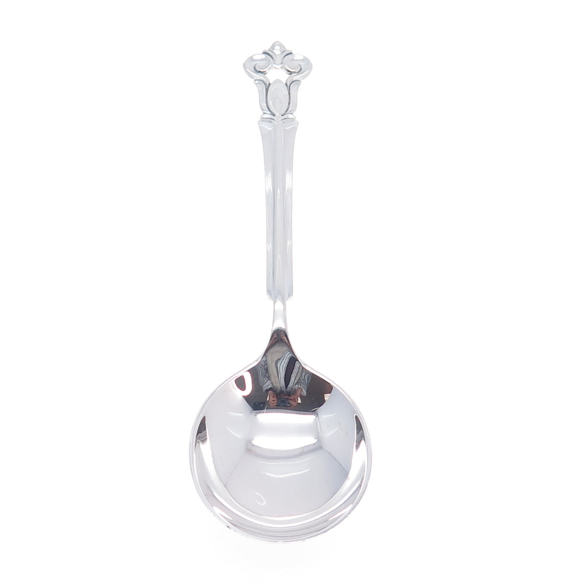 COHR 925 Sterling Silver Antique Denmark Monica Round Bowl Soup Spoon