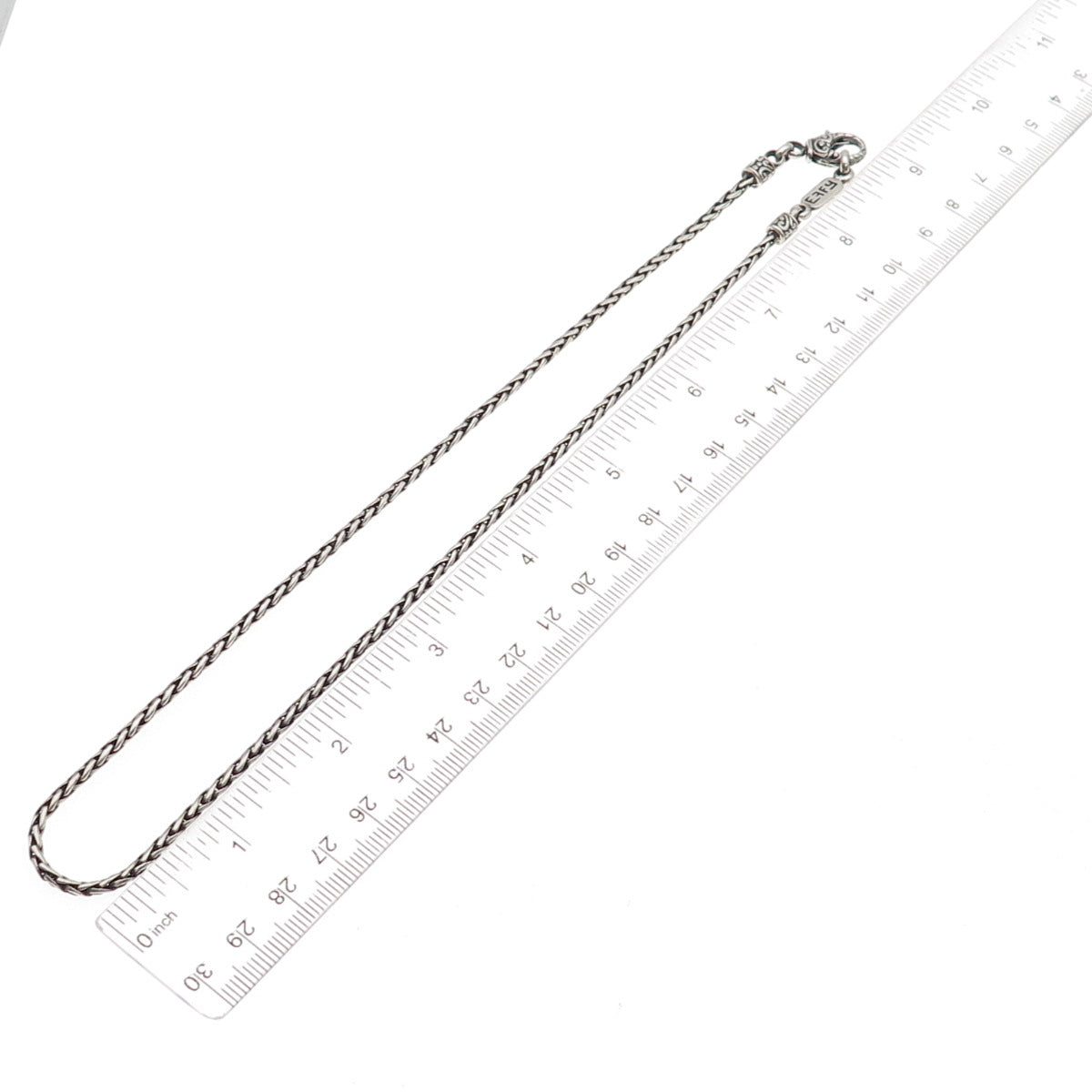 Effy 925 Sterling Silver Spiga Chain Necklace 18"