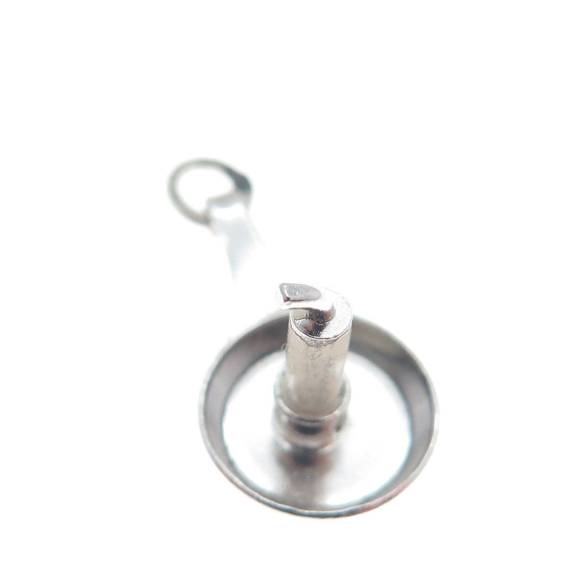 J.M. FISHER 925 Sterling Silver Antique Candle Charm Pendant