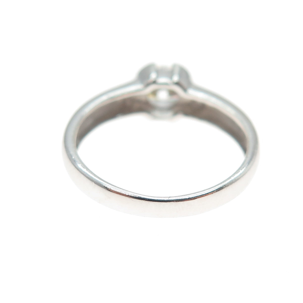 925 Sterling Silver Round-Cut C Z Promise Ring Size 6.75