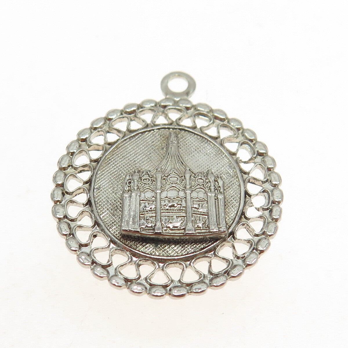FRENCH & FRANKLIN 925 Sterling Silver Vintage Marriott's Great America Pendant