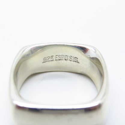 925 Sterling Silver Vintage J. Esposito Band Ring Size 6.25