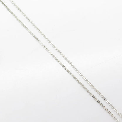 925 Sterling Silver Vintage Ylenja by Glauco Creazioni Rolo Chain Necklace 14"