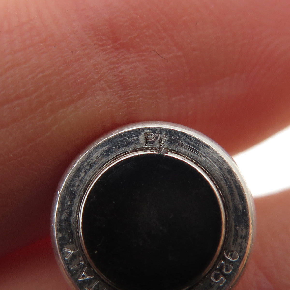 925 Sterling Silver Vintage Italy Bracelet / Necklace Magnetic Lock Clasp