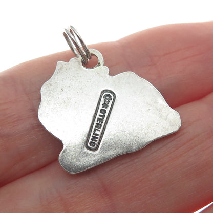 MAISELS INDIAN TRADING Sterling Silver Vintage South Carolina Mini Charm Pendant