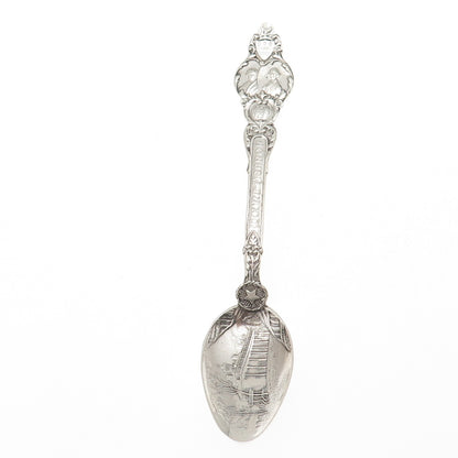 Moore & Leding 925 Sterling Silver Antique 1891 Mount Vernon Coffee Spoon