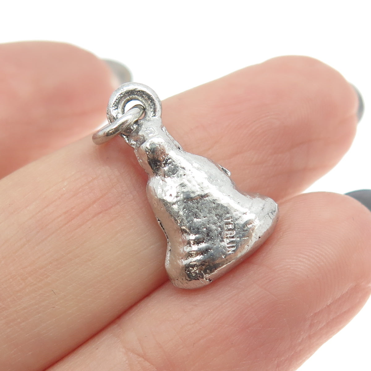 925 Sterling Silver Antique Art Deco Buddha Charm Pendant