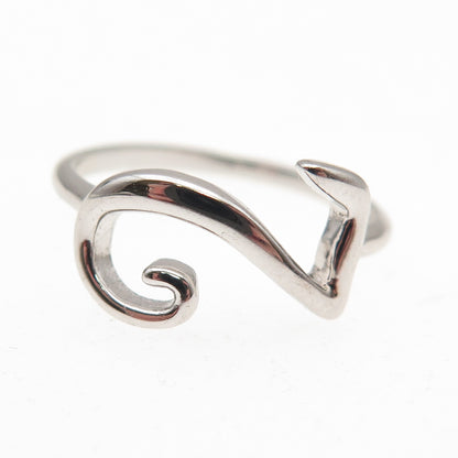 925 Sterling Silver Lucky Number 2 Ring Size 5