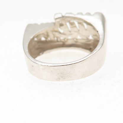 925 Sterling Silver Vintage Wilma Name Ring Size 8.5