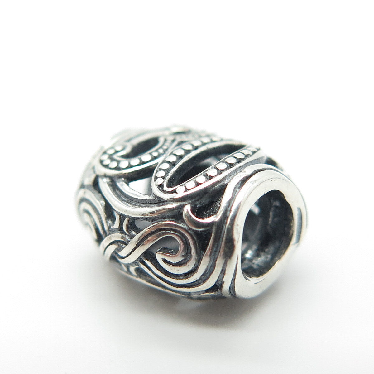 925 Sterling Silver Chamilia "30" Bead Charm