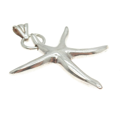 925 Sterling Silver Vintage Italy Starfish Pendant