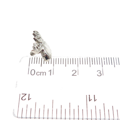 925 Sterling Silver Vintage Elk Minimalist Lapel Pin