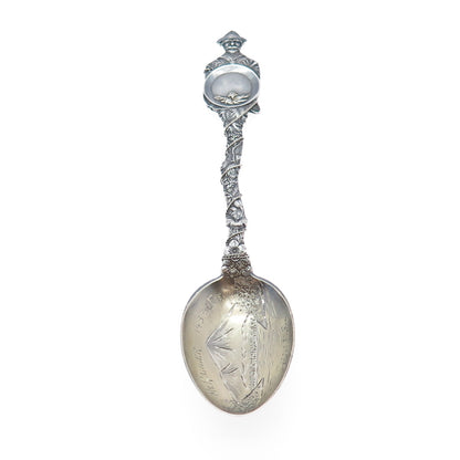 JOSEPH MAYER Sterling Vintage Mt. Rainier Seattle States & Cities Coffee Spoon