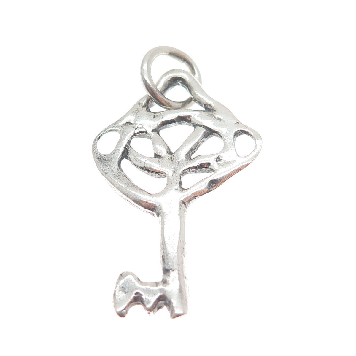 M.W. RASMUSSEN 925 Sterling Silver Vintage Denmark Key to Heaven Charm Pendant