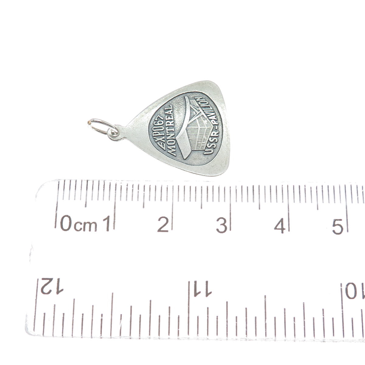 925 Sterling Silver Vintage ISJC Expo 1967 Montreal Charm Pendant