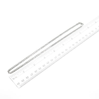 925 Sterling Silver Italy Curb Chain Necklace 16"