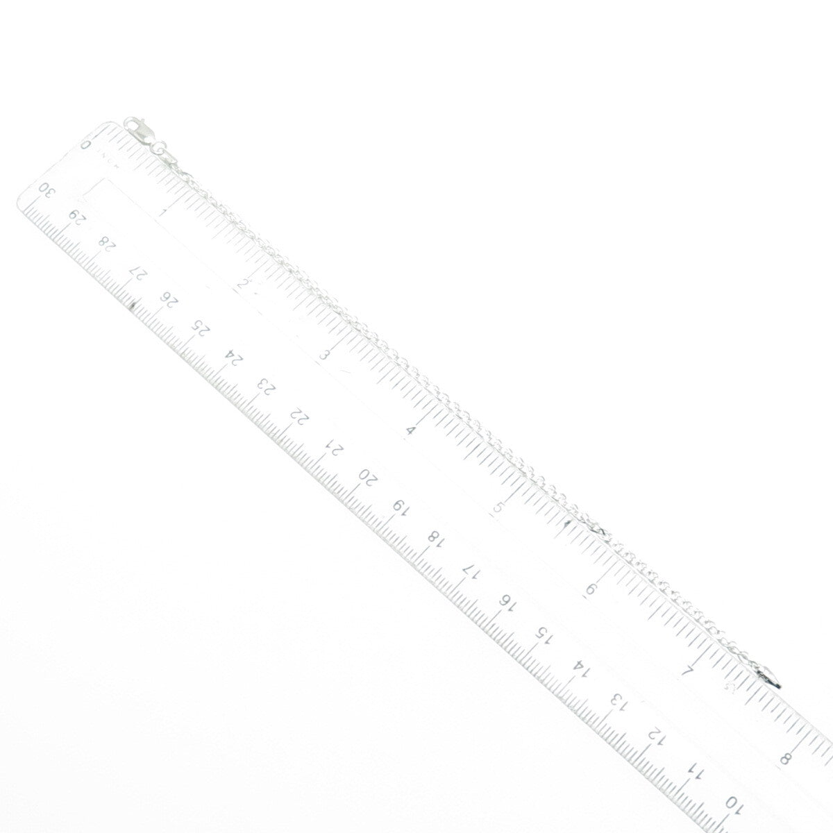 925 Sterling Silver Italy Franco Link Bracelet 7"