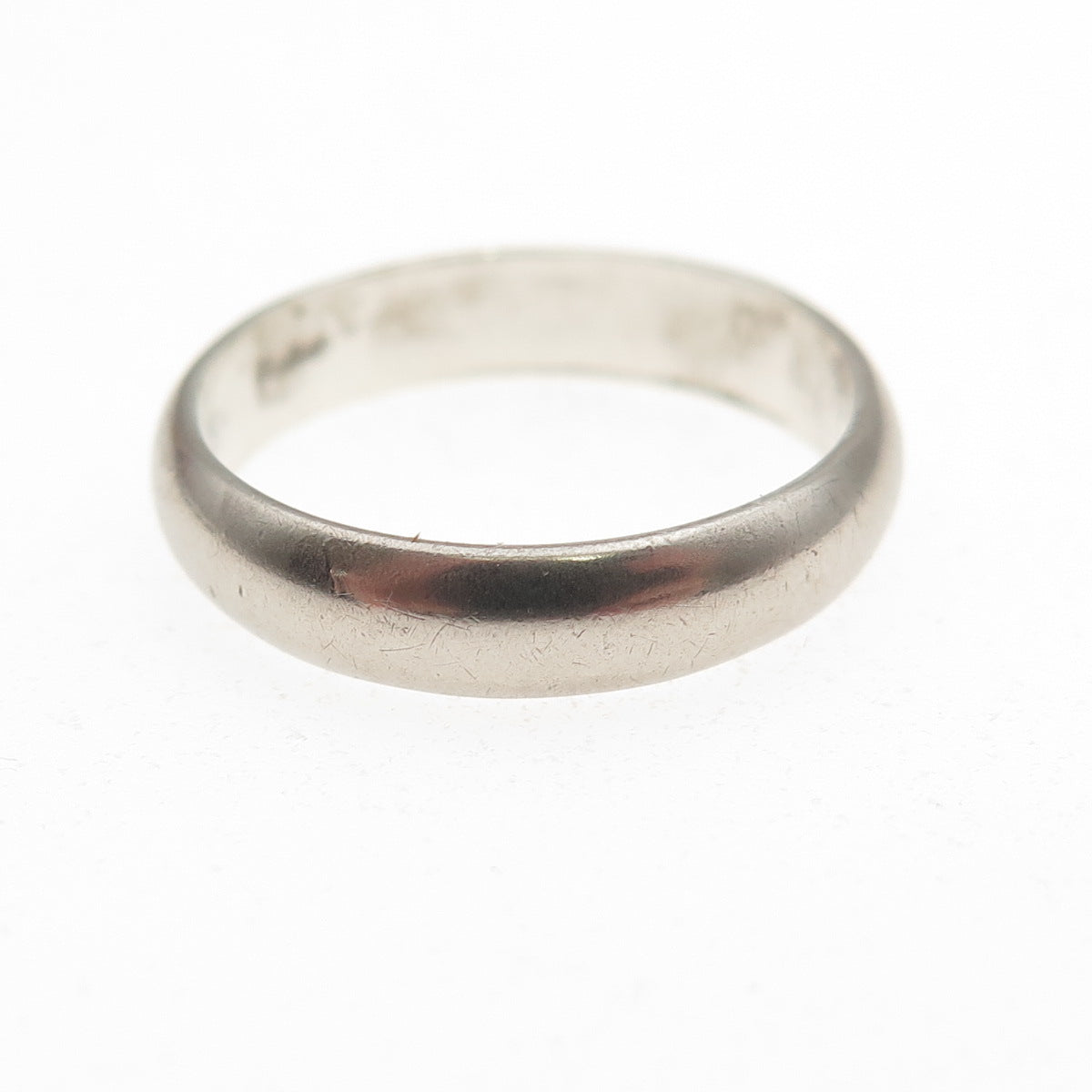 Uncas 925 Sterling Silver Vintage Classic Wedding Band Ring Size 6.25