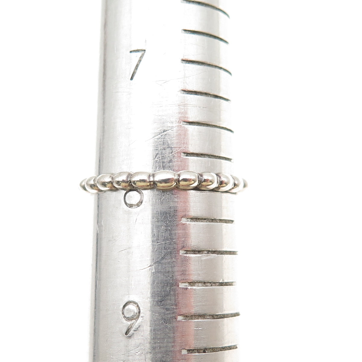 JGD Janice Girardi 925 Sterling Silver Vintage Bubble Stackable Band Ring Size 8