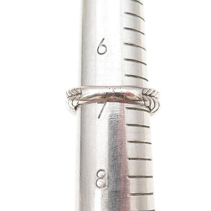 Judith Ripka 925 Sterling Silver Round-Cut C Z Heart Oxidized Ring Size 7
