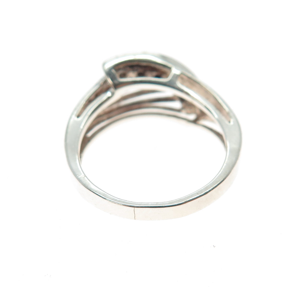 JED JOSEPH DEMARCO 925 Sterling Silver Vintage Real Sapphire Ring Size 6.25