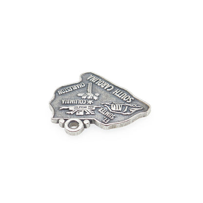 MAISELS INDIAN TRADING Sterling Silver Vintage South Carolina Mini Charm Pendant