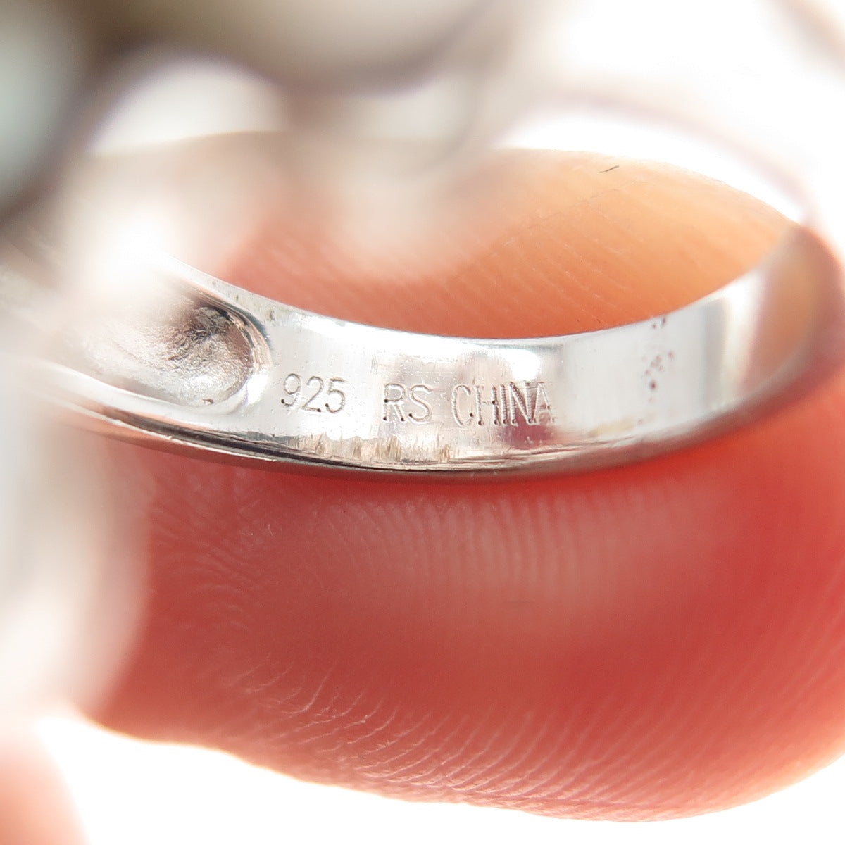 925 Sterling Silver Real Pearl Topaz Citrine Peridot Garnet & Iolite Ring Size 5