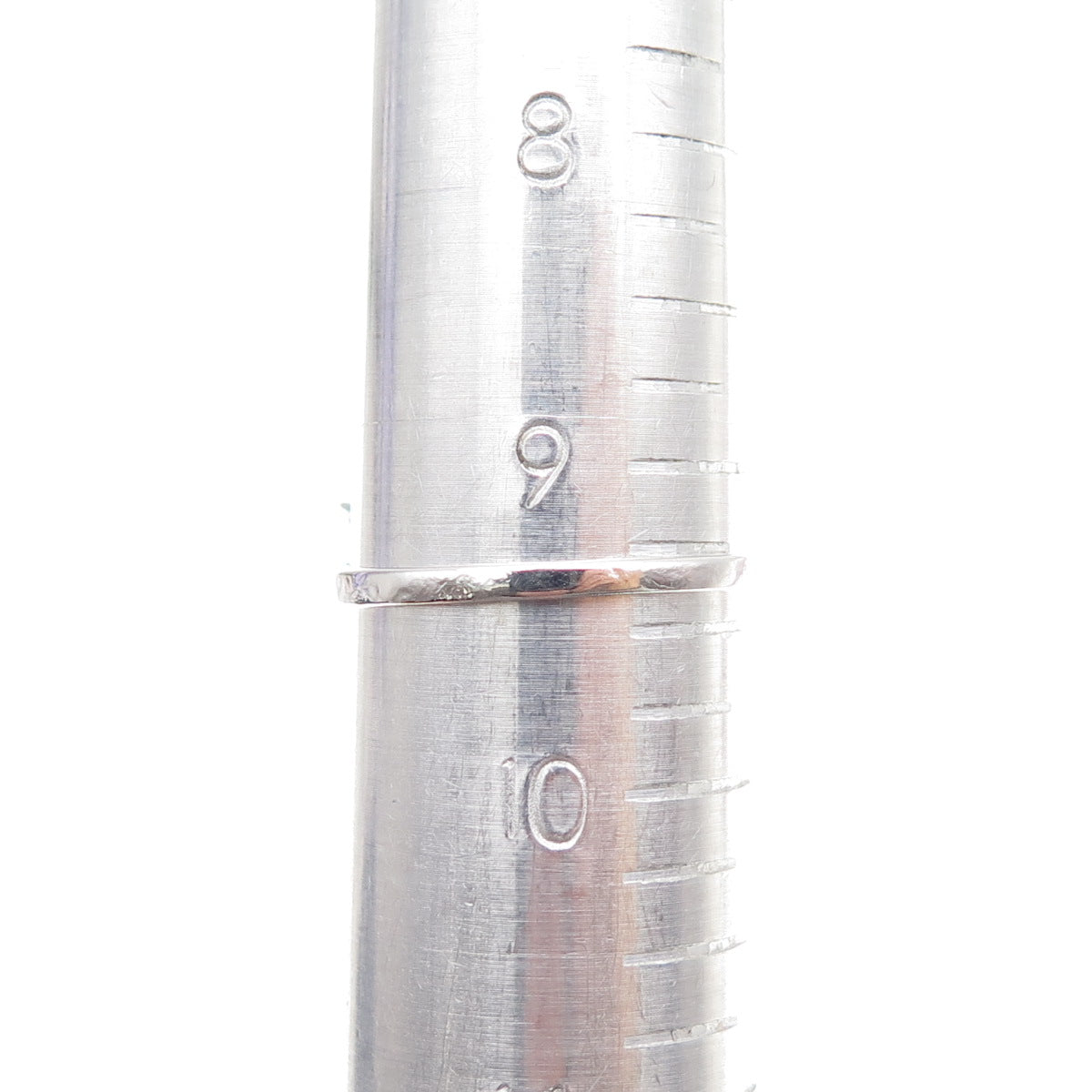 925 Sterling Silver Real Sleeping Beauty Turquoise Ring Size 9.25