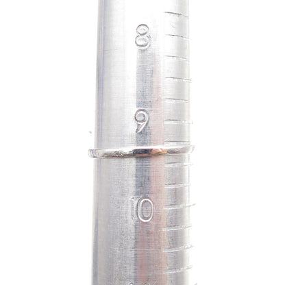 925 Sterling Silver Real Sleeping Beauty Turquoise Ring Size 9.25