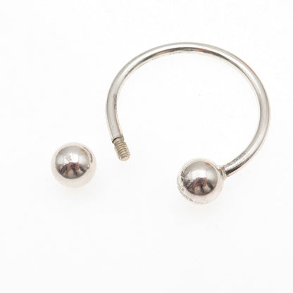 Tiffany & Co. 925 Sterling Silver Vintage Screw-Off Ball Key Ring Holder