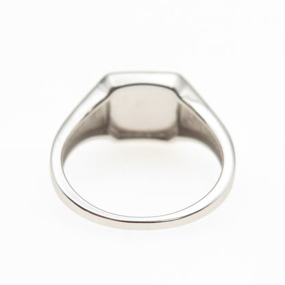 925 Sterling Silver Signet Ring Size 6.75