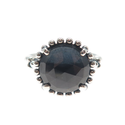 PANDORA 925 Sterling Silver Blue Crystal Midnight Star Ring Size 6