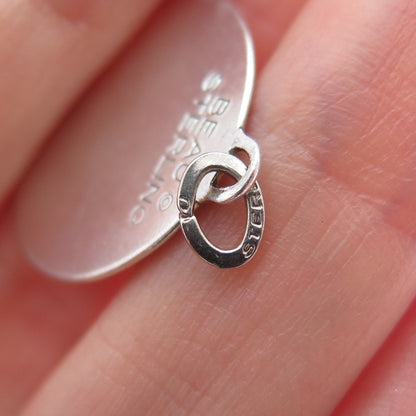 BEAU 925 Sterling Silver Vintage Graduation Day Charm Pendant