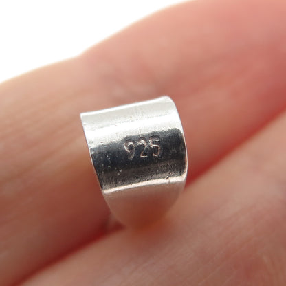 925 Sterling Silver Vintage Real Ruby St. Barbara Religious Charm Pendant