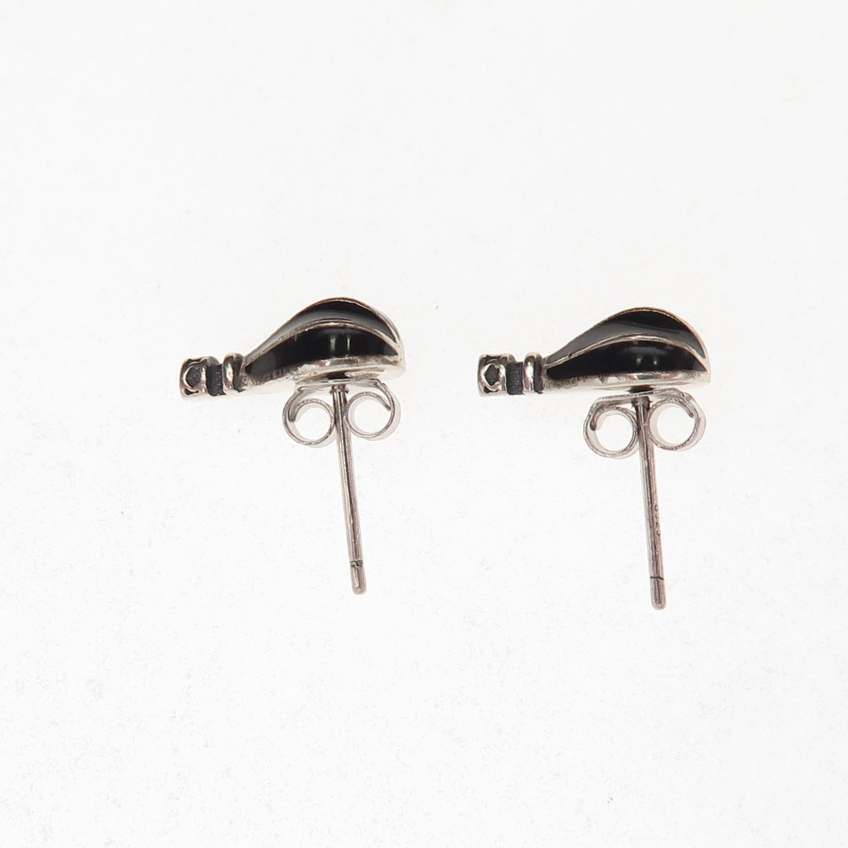 925 Sterling Silver Enamel Hot Air Balloon Stud Earrings