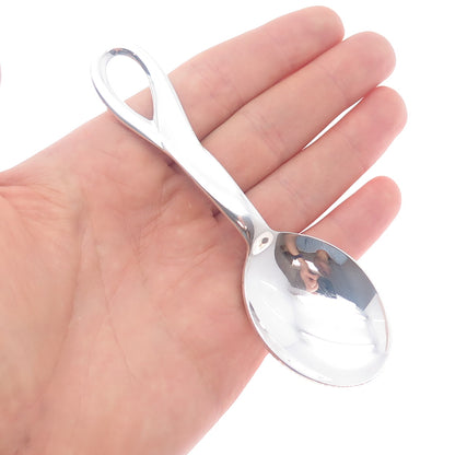 TIFFANY & CO Elsa Peretti 925 Sterling Silver Vintage Padova Baby Spoon w/ Pouch