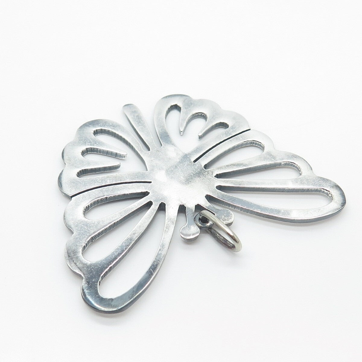 925 Sterling Silver Vintage Butterfly Pendant