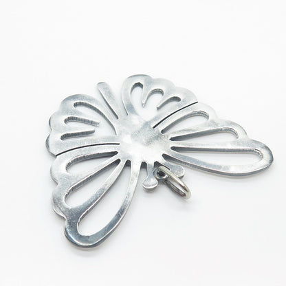 925 Sterling Silver Vintage Butterfly Pendant