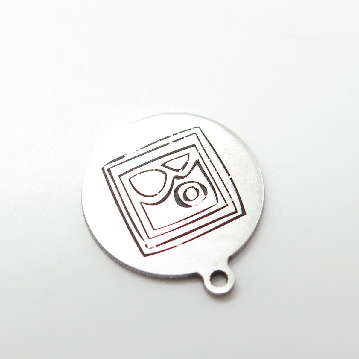 925 Sterling Silver USA Two In Town Sunrise Scenery Charm Pendant