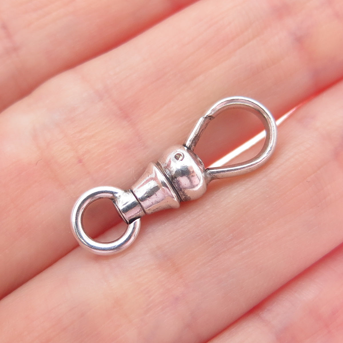 925 Sterling Silver Antique Art Deco Bracelet / Necklace Lobster Lock Clasp