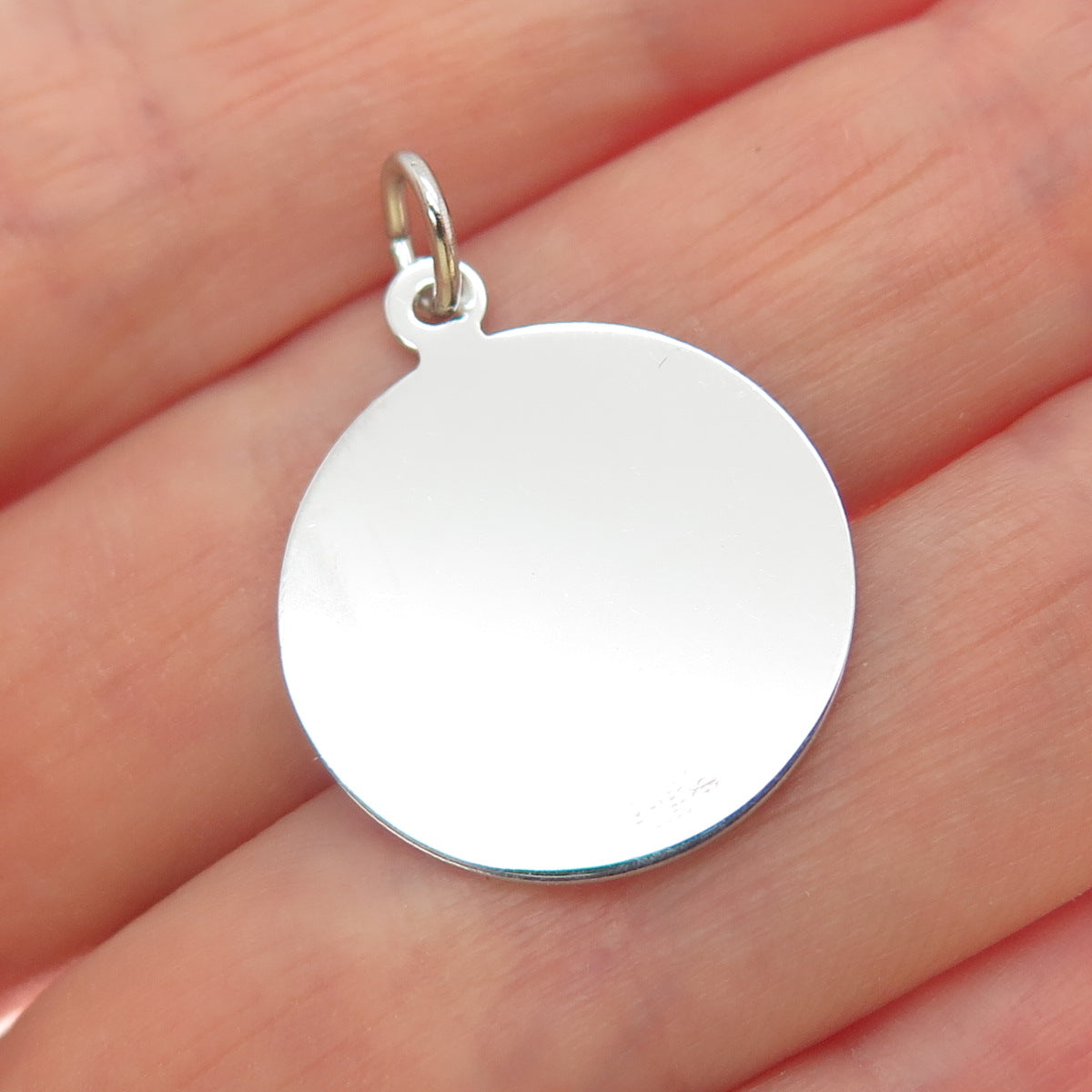 GRIFFITH & SONS CO. Silver Filled Vintage First Communion Charm Pendant