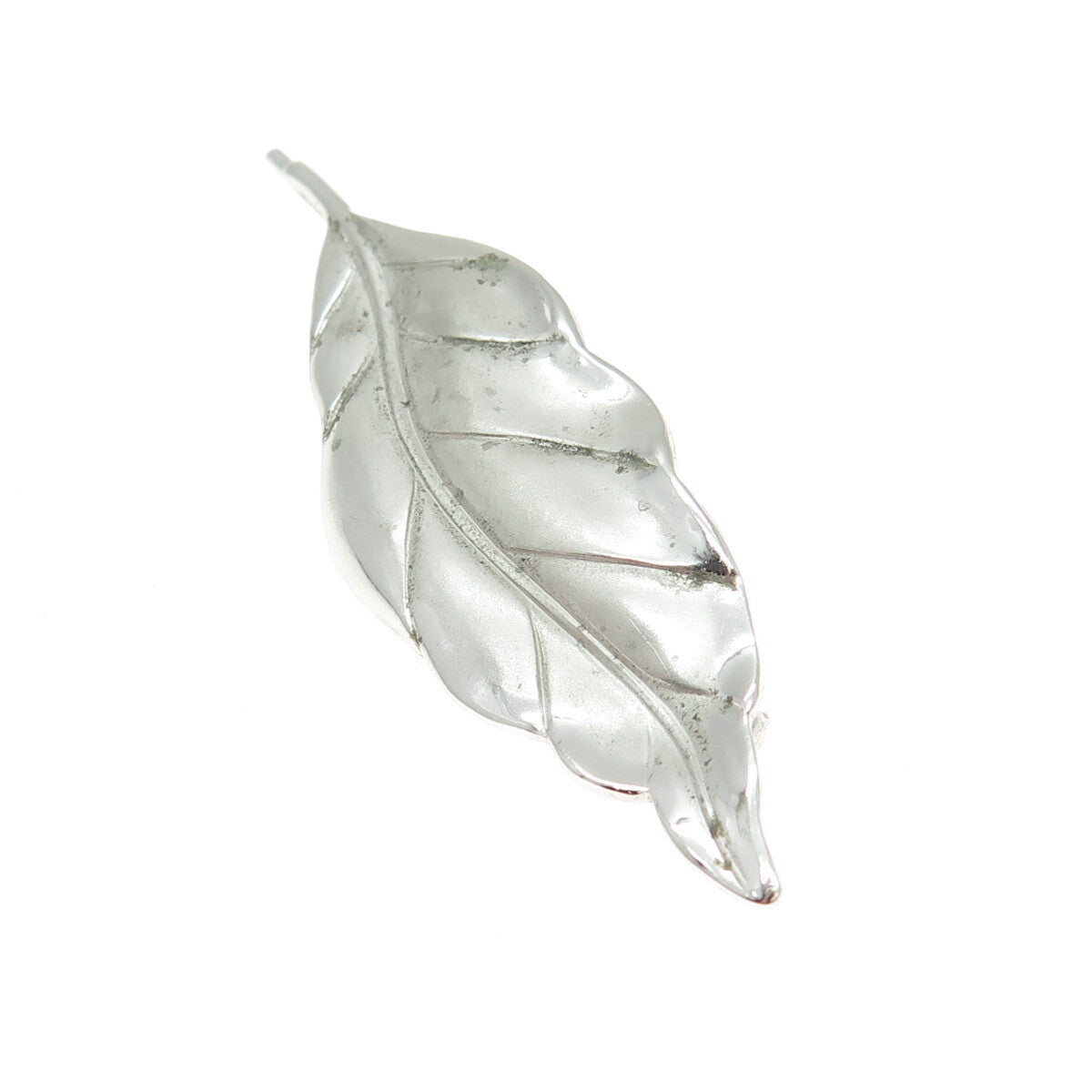 WINARD 925 Sterling Silver Antique Art Deco Leaf Pin Brooch