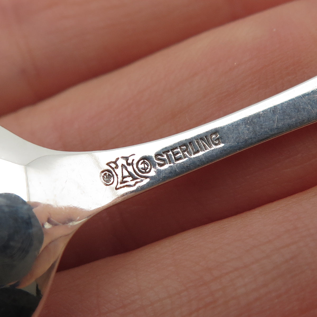 ALVIN 925 Sterling Silver Antique Bunker Hill 1775 Spirit of 76 Coffee Spoon