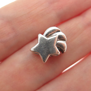 PAGODA PGDA 925 Sterling Silver Vintage Falling Star Bead Charm
